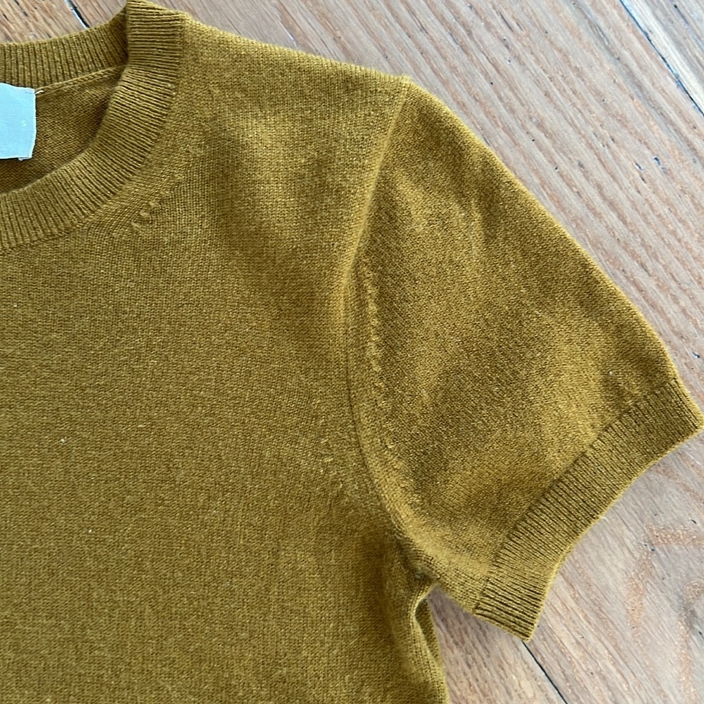 Everlane 100% Cashmere Short Sleeve Sweater - Picture 3 of 6